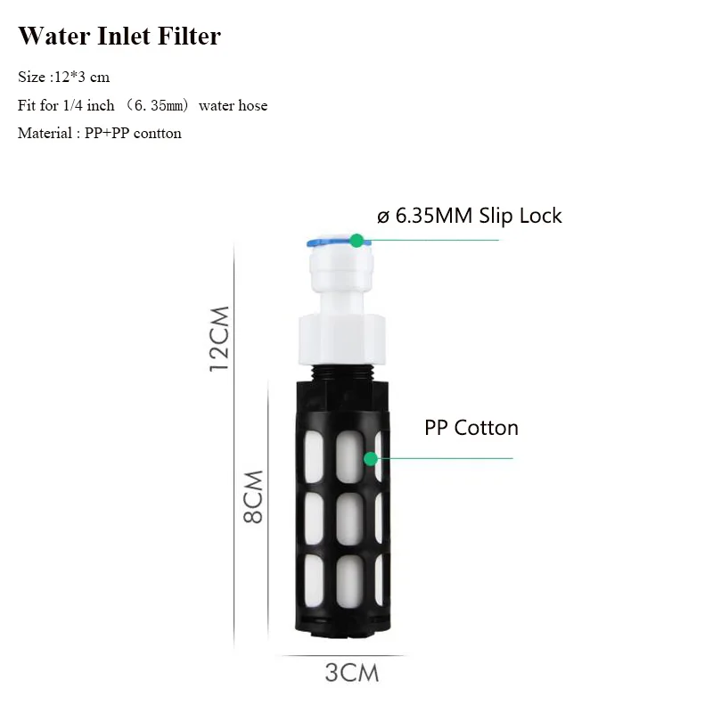 L297 Self-suction head slip lock 1/4inch connector auto water absorption water inlet inline filter for misting system
L297 Self-suction head slip lock 1/4inch connector auto water absorption water inlet inline filter for misting system