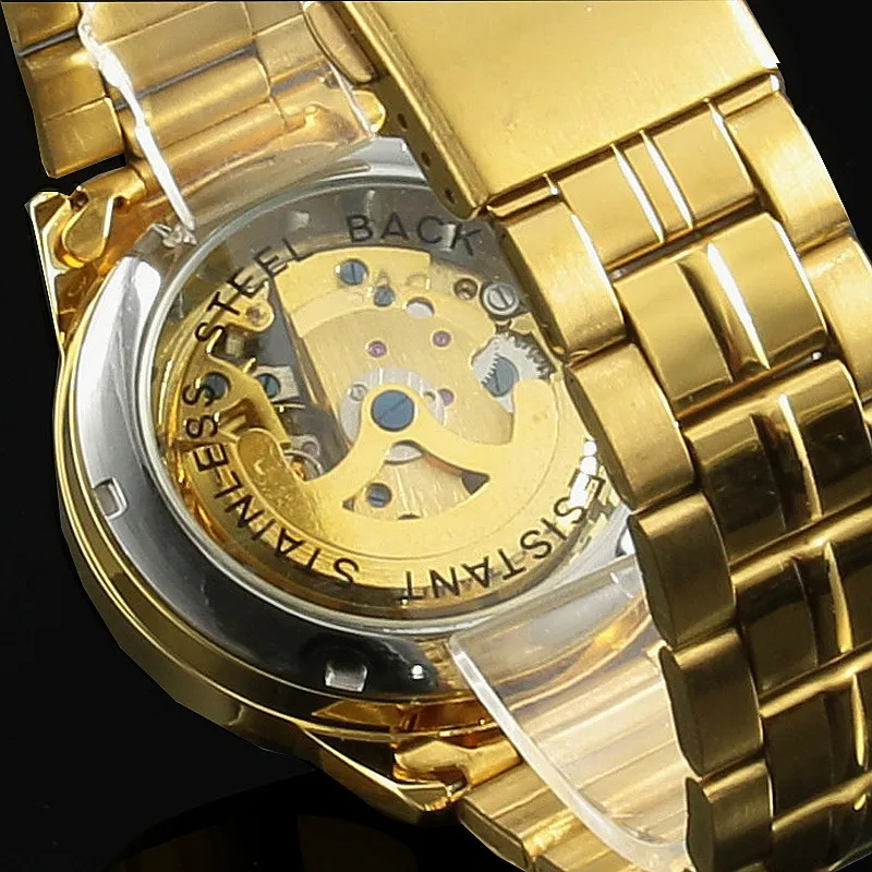 WINNE Watches men Mechanical top luxury brand watches mens clock Waterproof stainless steel men Wristwatch relogio masculino
WINNE Watches men Mechanical top luxury brand watches mens clock Waterproof stainless steel men Wristwatch relogio masculino