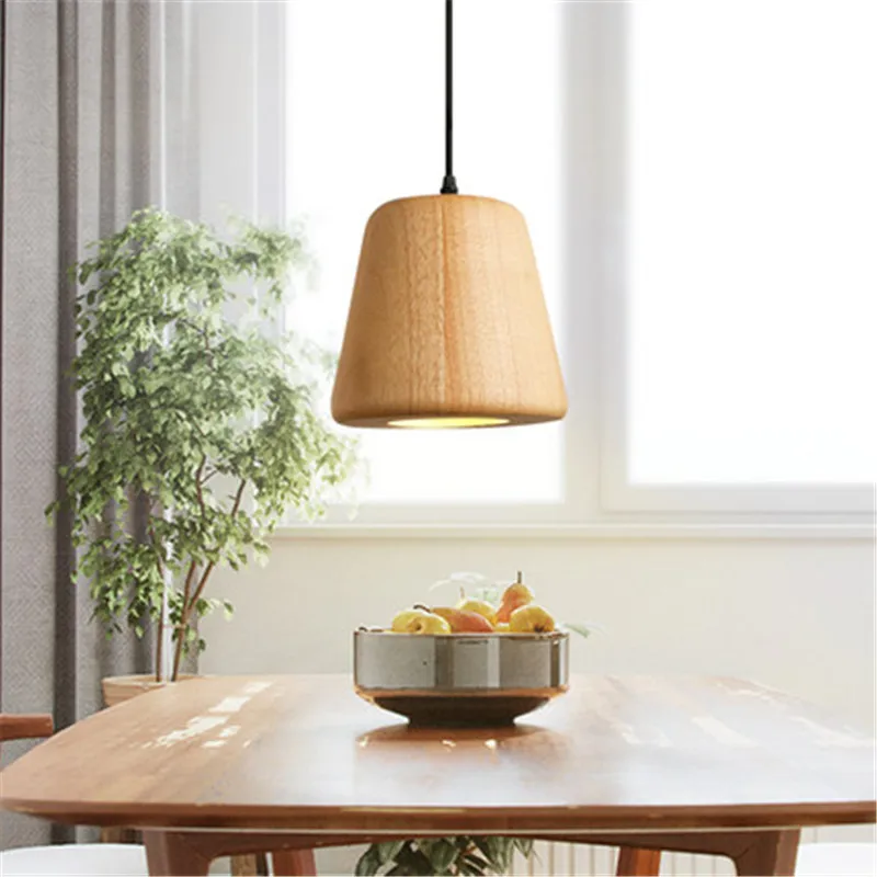 Simple Loft Style Modern LED Pendant Light Fixtures Dining Room Wood Droplight Japanese Single Head Hanging Lamp Home Lighting
Simple Loft Style Modern LED Pendant Light Fixtures Dining Room Wood Droplight Japanese Single Head Hanging Lamp Home Lighting