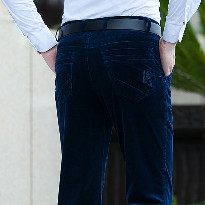 Fashion Casual Men's Thick Pants Straight Corduroy Long Pants Men Autumn Winter High Waist Trousers Casual Pants Male Bottoms
Fashion Casual Men's Thick Pants Straight Corduroy Long Pants Men Autumn Winter High Waist Trousers Casual Pants Male Bottoms