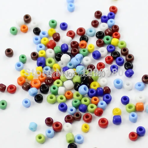 Бусины разделители из чешского стекла однотонные 4 мм 3 2 30 г/лот 6/0 8/0 12/0|beads for jewelry