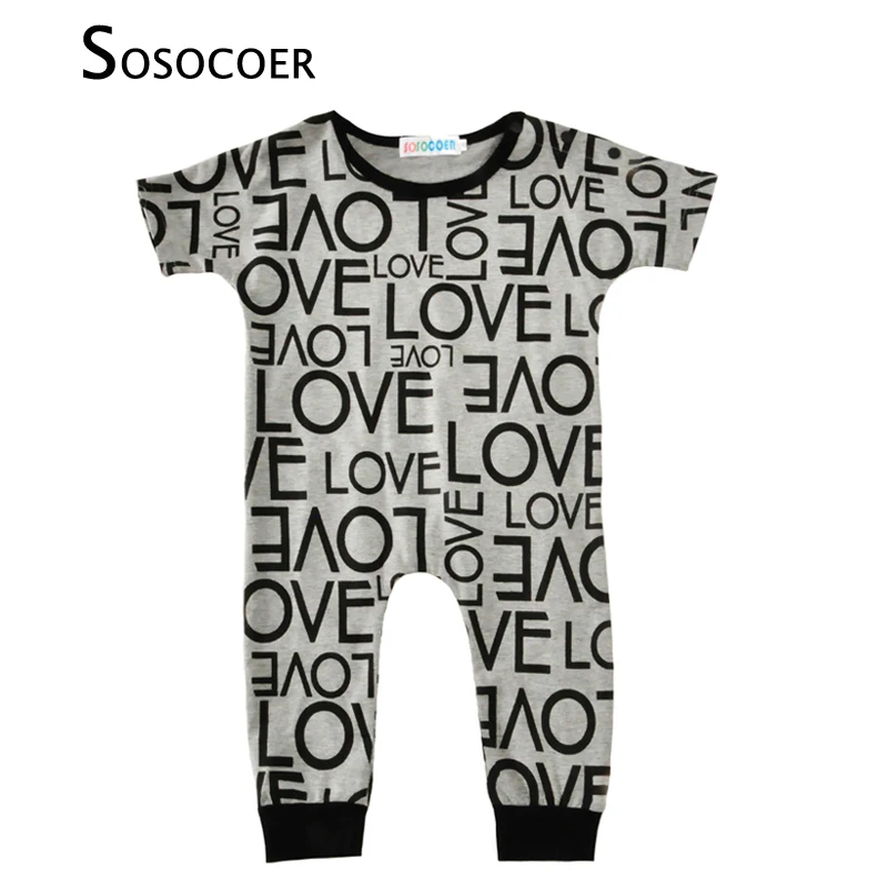 Детский комбинезон SOSOCOER, Летний комбинезон с надписью LOVE и коротким рукавом для девочек и мальчиков, красного и серого цвета, Одежда для нов...
Детский комбинезон SOSOCOER, Летний комбинезон с надписью LOVE и коротким рукавом для девочек и мальчиков, красного и серого цвета, Одежда для нов...