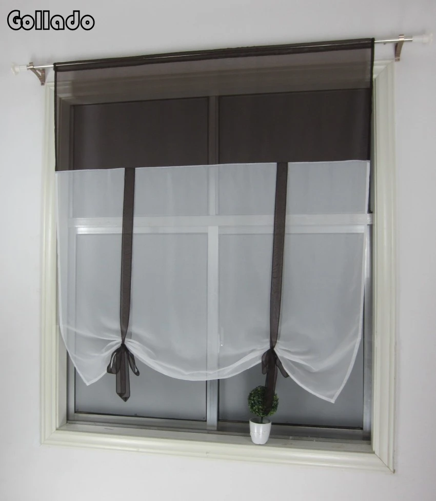 Fashion Stitching Colors Sheer Volie Rod-Packet Living Room Balcony Wave Window Curtain 1pcs
Fashion Stitching Colors Sheer Volie Rod-Packet Living Room Balcony Wave Window Curtain 1pcs