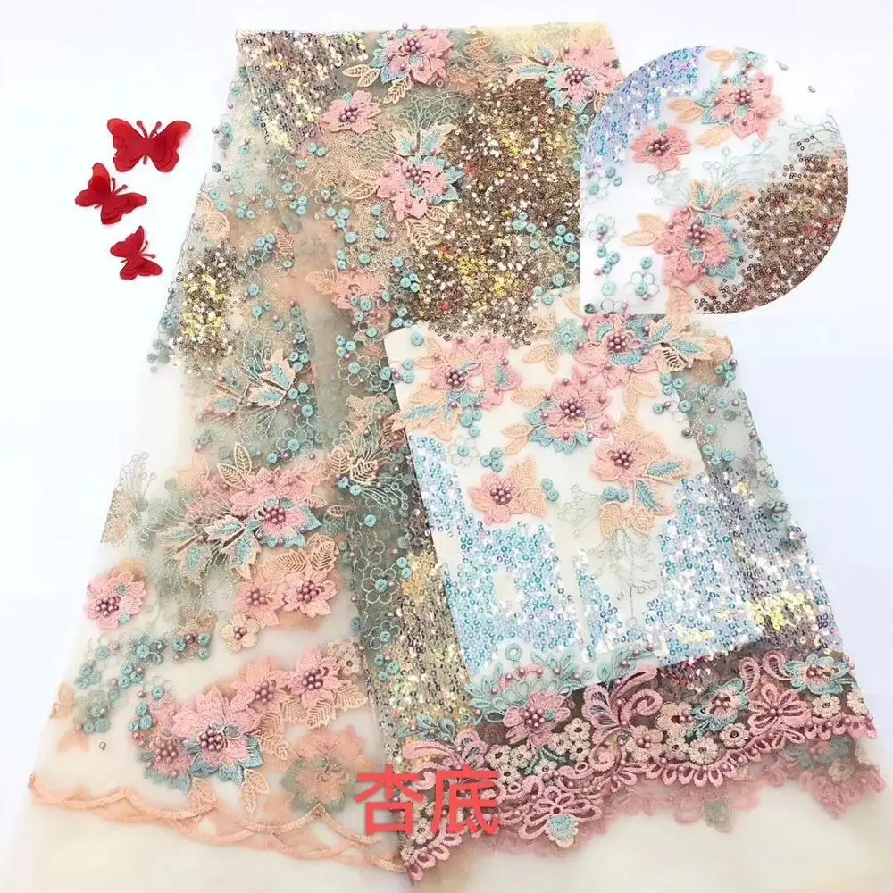 2019 Latest sequence beaded french Nigerian laces fabrics high quality pearls tulle African lace fabric sequins wedding lace
2019 Latest sequence beaded french Nigerian laces fabrics high quality pearls tulle African lace fabric sequins wedding lace