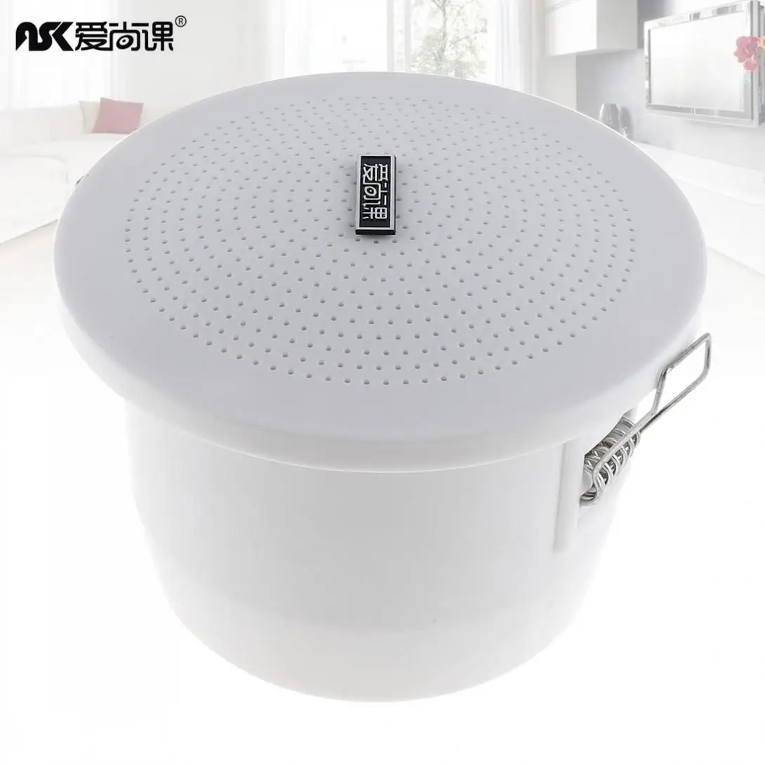 3W Fashion Waterproof Radio Ceiling Speaker Public Broadcast Background Music Speaker for Home Restaurant High Quality
3W Fashion Waterproof Radio Ceiling Speaker Public Broadcast Background Music Speaker for Home Restaurant High Quality