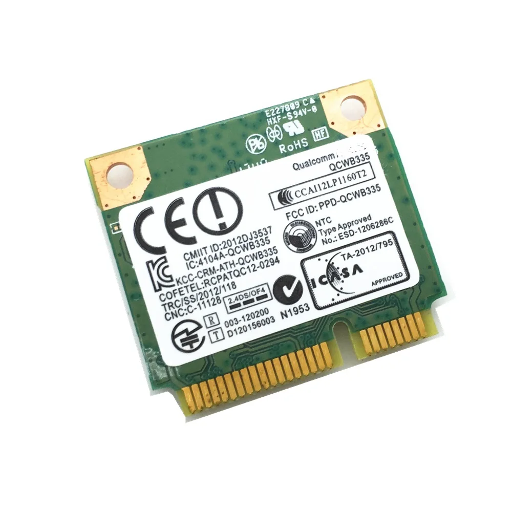 Wholesale New WIFI BT For Bluetooth-compatible 3.0 QCWB335 802.11n 05GC50 Wireless WiFi Card For Dell Inspiron 15-3542 150Mbps
Wholesale New WIFI BT For Bluetooth-compatible 3.0 QCWB335 802.11n 05GC50 Wireless WiFi Card For Dell Inspiron 15-3542 150Mbps