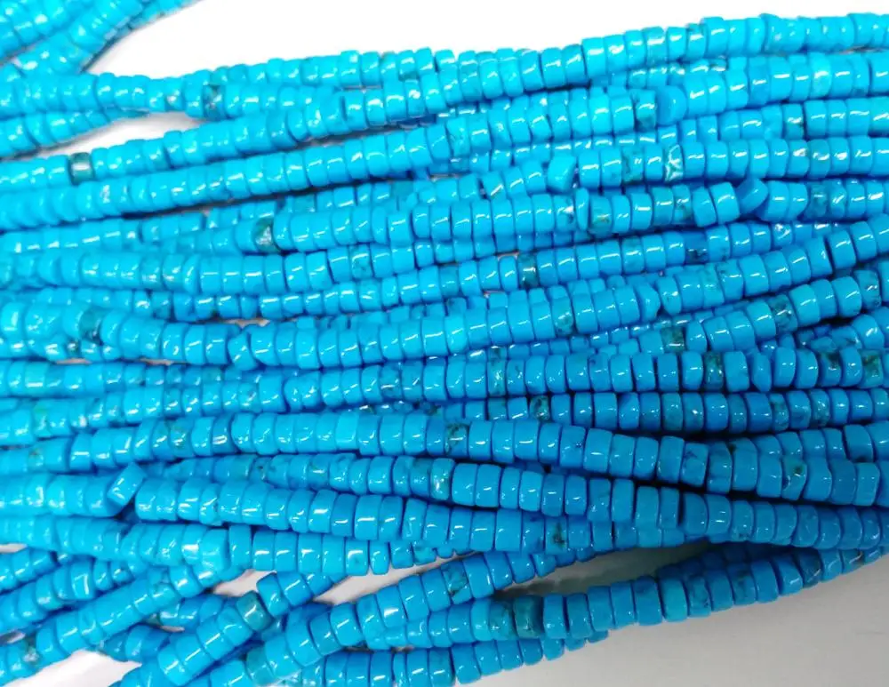 High quality 5strands 3x4mm Blue Turquoise Rondelle Abacus Heishi Pinwheel Blue Green Loose Bead
High quality 5strands 3x4mm Blue Turquoise Rondelle Abacus Heishi Pinwheel Blue Green Loose Bead