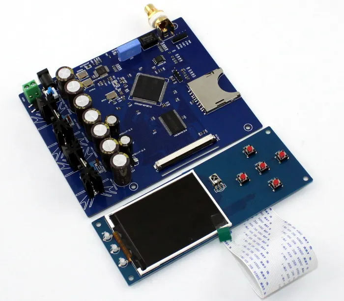 STM32F407ZET6 AK4118 SD lossless digital dial Coaxial / II2S output Supports WAVE 16Bit-24Bit FLAC APE MP3
STM32F407ZET6 AK4118 SD lossless digital dial Coaxial / II2S output Supports WAVE 16Bit-24Bit FLAC APE MP3