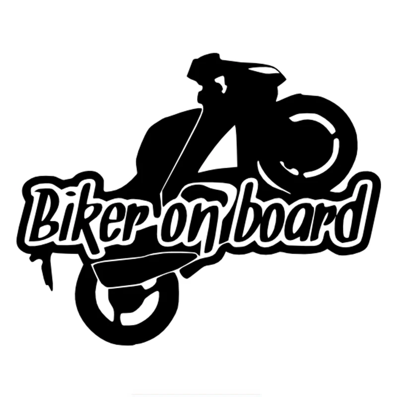 

Three Ratels TZ-751 15*18.5cm 1-5 Pieces Biker On Board Motorcycle Sticker Auto Car S Removable