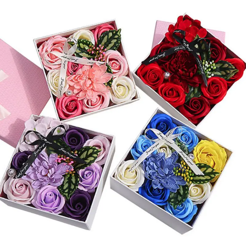 Beautiful Simulation Rose Soap Flower Home Festive Supplies Handmade Creative Flower Box Valentine's Day Teacher's Day Gift
Beautiful Simulation Rose Soap Flower Home Festive Supplies Handmade Creative Flower Box Valentine's Day Teacher's Day Gift
