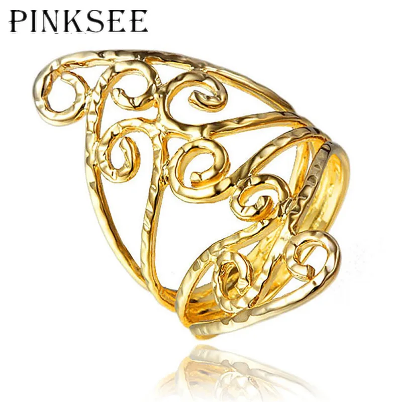 Pinksee Newest Retro Gold Color Multilayer Hollow Rings for Women Trendy Stack Ring Bijoux Jewelry Female Finger Ring
Pinksee Newest Retro Gold Color Multilayer Hollow Rings for Women Trendy Stack Ring Bijoux Jewelry Female Finger Ring