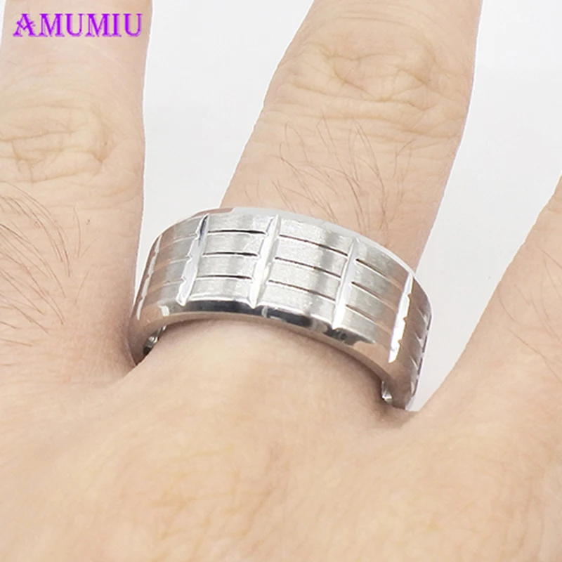 AMUMIU Ring Men Titanium Black Ring Lovers Women Men Fashion Jewelry Wholesale Free Shipping Stainless Steel Classic Style R020
AMUMIU Ring Men Titanium Black Ring Lovers Women Men Fashion Jewelry Wholesale Free Shipping Stainless Steel Classic Style R020