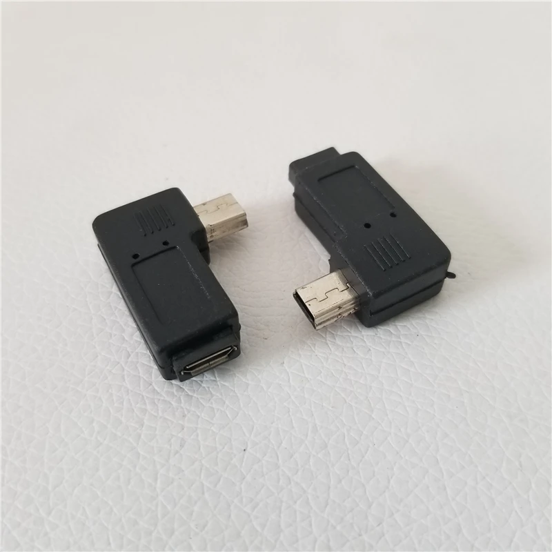 Mini USB Male to Micro USB 5Pin Female 90 Degree Left Angle Adapter Converter Jack Plug Black
Mini USB Male to Micro USB 5Pin Female 90 Degree Left Angle Adapter Converter Jack Plug Black