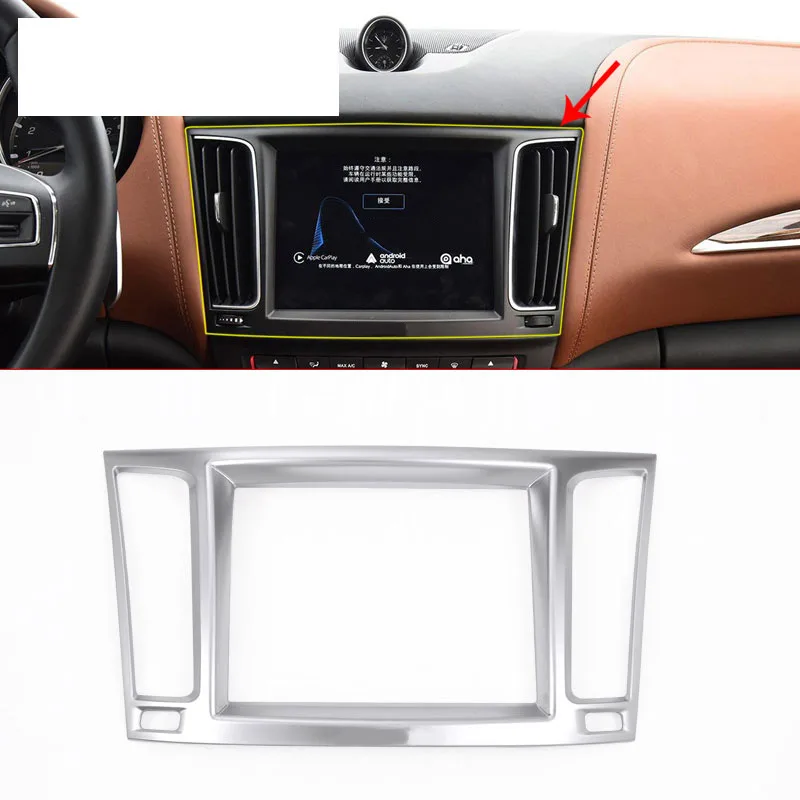 For Maserati Levante 2016 Car-Styling ABS Chrome Interior Navigation box Frame Cover Trim Accessories Newest 1pc
For Maserati Levante 2016 Car-Styling ABS Chrome Interior Navigation box Frame Cover Trim Accessories Newest 1pc