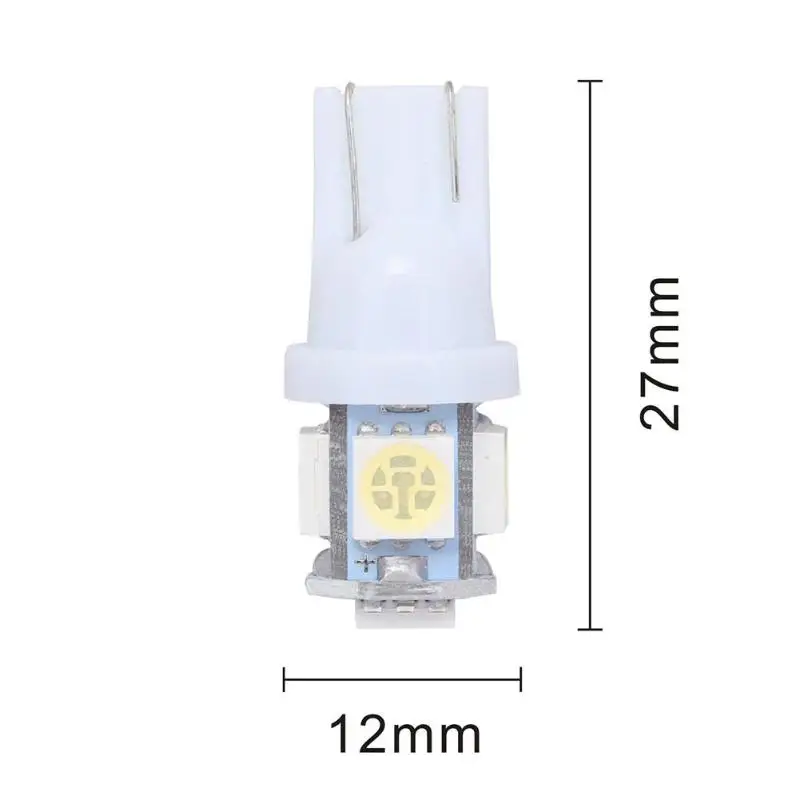 VODOOL 12V LED Bulb 5 SMD LED T10 W5W 194 Bulbs For Car Auto Interior Dashboard Rearing Light Wedge Taillight Plate License Lamp
VODOOL 12V LED Bulb 5 SMD LED T10 W5W 194 Bulbs For Car Auto Interior Dashboard Rearing Light Wedge Taillight Plate License Lamp