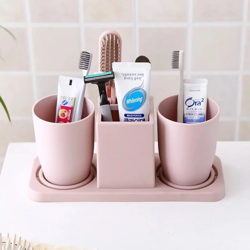 Plastic Simple Bathroom Tumbler Multi Colors Exquisite Tooth-Brushing Cup Toothpaste Holder
Plastic Simple Bathroom Tumbler Multi Colors Exquisite Tooth-Brushing Cup Toothpaste Holder