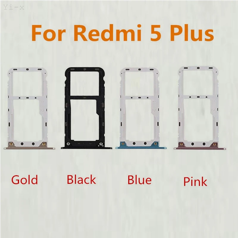 10 шт./лот держатель лотка для sim-карты Micro SD адаптер держателя слота для Xiaomi Redmi 5 plus
10 шт./лот держатель лотка для sim-карты Micro SD адаптер держателя слота для Xiaomi Redmi 5 plus