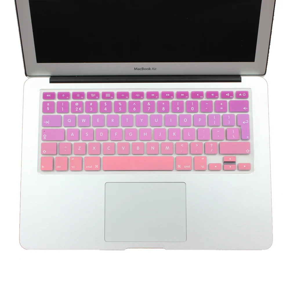 EU/UK layout Gradient Colors Spain Russia Keyboard Cover Silicone Sticker Skin for MacBook Pro 13" 15" Retina Mac Air 13 A1466
EU/UK layout Gradient Colors Spain Russia Keyboard Cover Silicone Sticker Skin for MacBook Pro 13" 15" Retina Mac Air 13 A1466