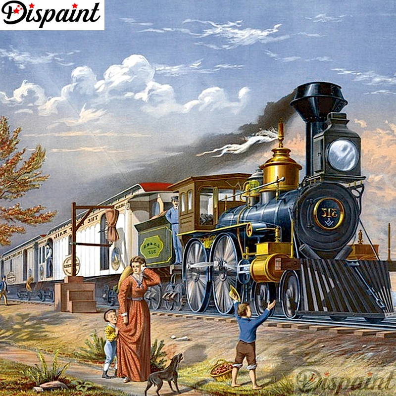 Dispaint Full Square/Round Drill 5D DIY Diamond Painting "Train scenery" Embroidery Cross Stitch 3D Home Decor A12867
Dispaint Full Square/Round Drill 5D DIY Diamond Painting "Train scenery" Embroidery Cross Stitch 3D Home Decor A12867