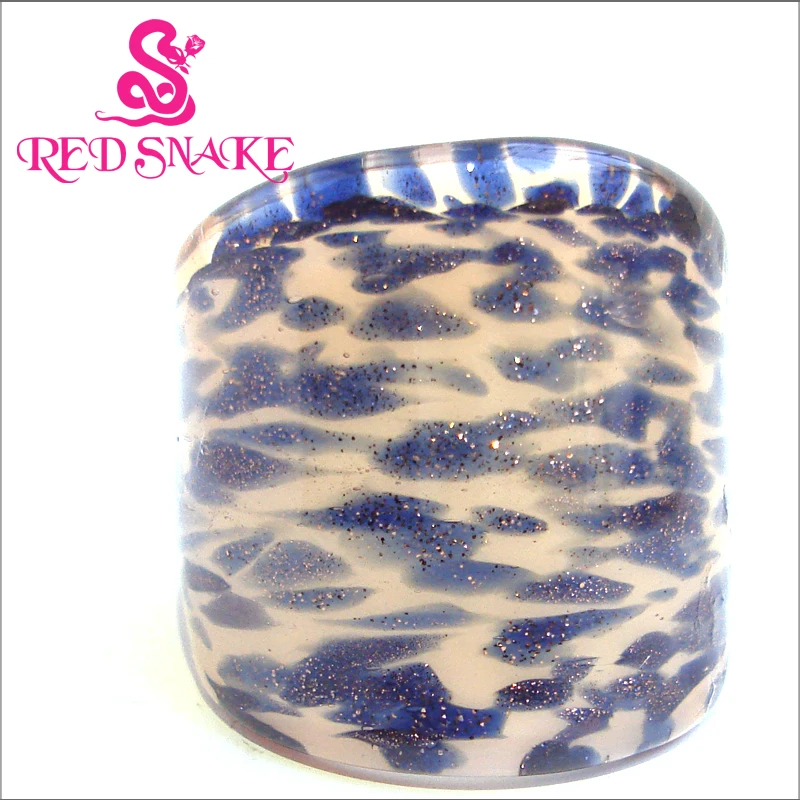 RED SNAKE Fashion Ring Handmade Khaki with blue color drops drawing Murano Glass Rings
RED SNAKE Fashion Ring Handmade Khaki with blue color drops drawing Murano Glass Rings