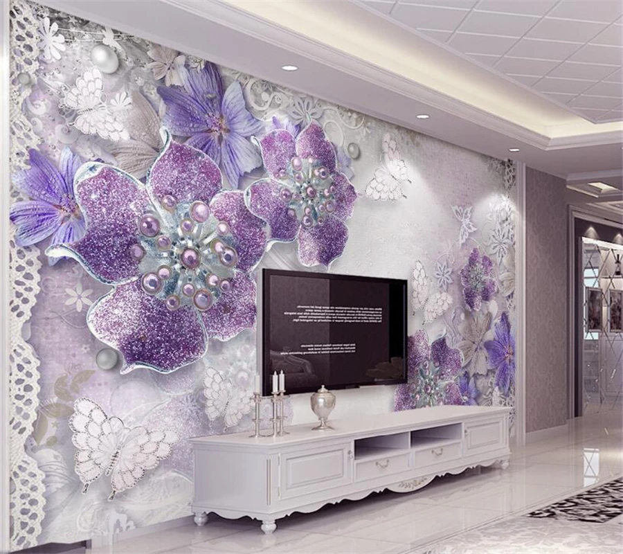 Beibehang 3d Wallpaper Noble Ornate Purple European Style 3d Stereo TV Background Wall Living Room Bedroom Mural papel de parede
Beibehang 3d Wallpaper Noble Ornate Purple European Style 3d Stereo TV Background Wall Living Room Bedroom Mural papel de parede