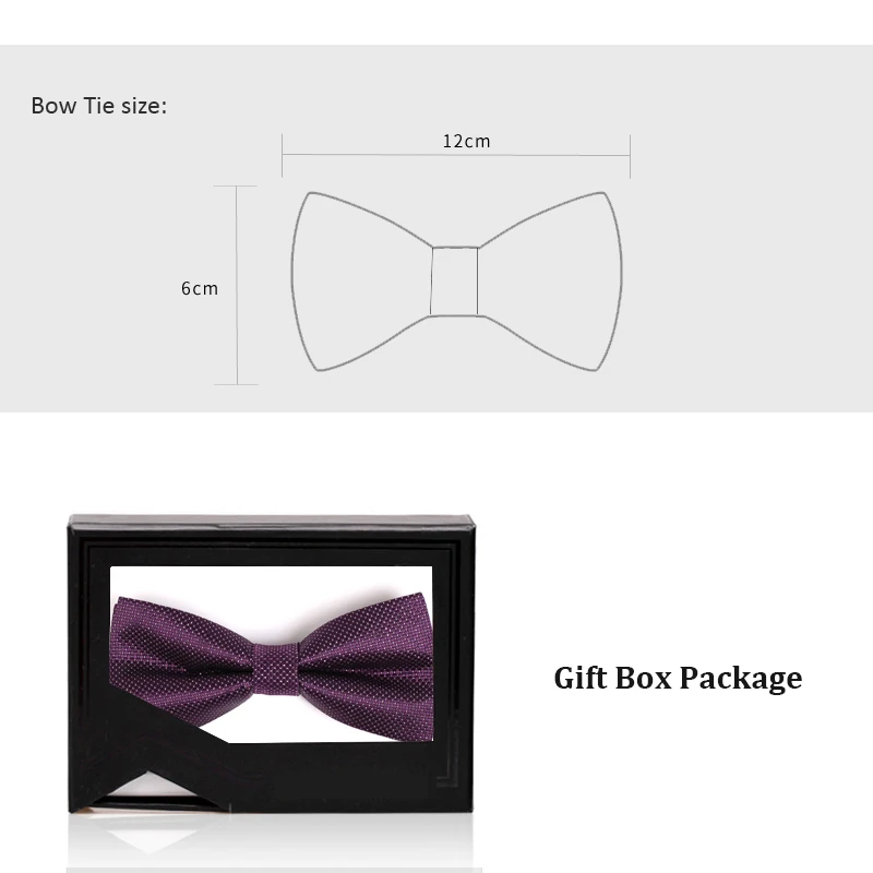 New High Quality Bow Tie Purple Jacquard Weave Dot Men's Bowtie Fashion Mens Bow Ties for Wedding Party Bowtie with Gift Box
New High Quality Bow Tie Purple Jacquard Weave Dot Men's Bowtie Fashion Mens Bow Ties for Wedding Party Bowtie with Gift Box