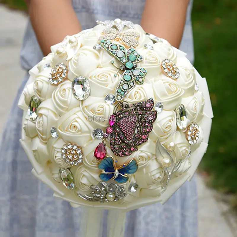 Bridal Wedding Bouquet de mariage Pearls With Butterfly Bridesmaid Artificial Wedding Bouquets Flowers Beading Crystal
Bridal Wedding Bouquet de mariage Pearls With Butterfly Bridesmaid Artificial Wedding Bouquets Flowers Beading Crystal