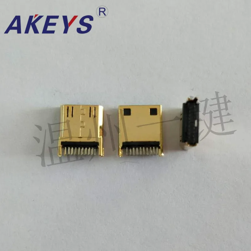 10 PCS HDMI C type head clamp board 1.0 gold-plated HDMI socket high-definition joint welded
10 PCS HDMI C type head clamp board 1.0 gold-plated HDMI socket high-definition joint welded