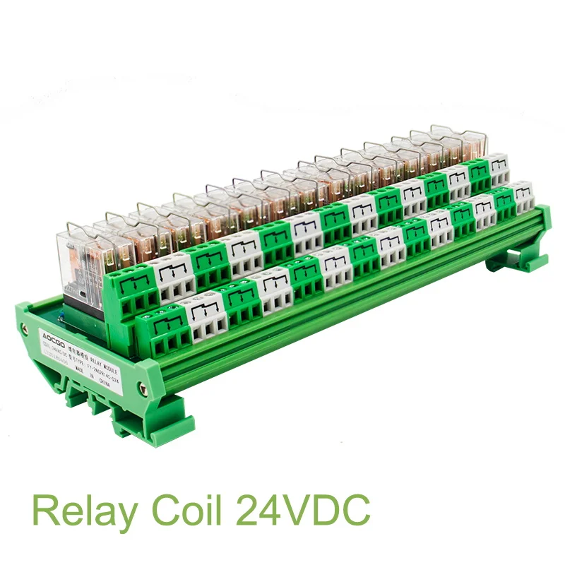 14 каналов OMRON DPDT G2R 2 DIN рейку интерфейс реле Модуль|interface relay|din mounting railrelay interface |