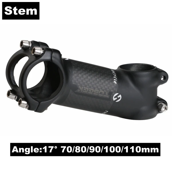 TOSEEK Carbon Fiber Road Bike Bent Bar Set Handlebar + Stem + Seatpost Road Bicycle Parts
TOSEEK Carbon Fiber Road Bike Bent Bar Set Handlebar + Stem + Seatpost Road Bicycle Parts