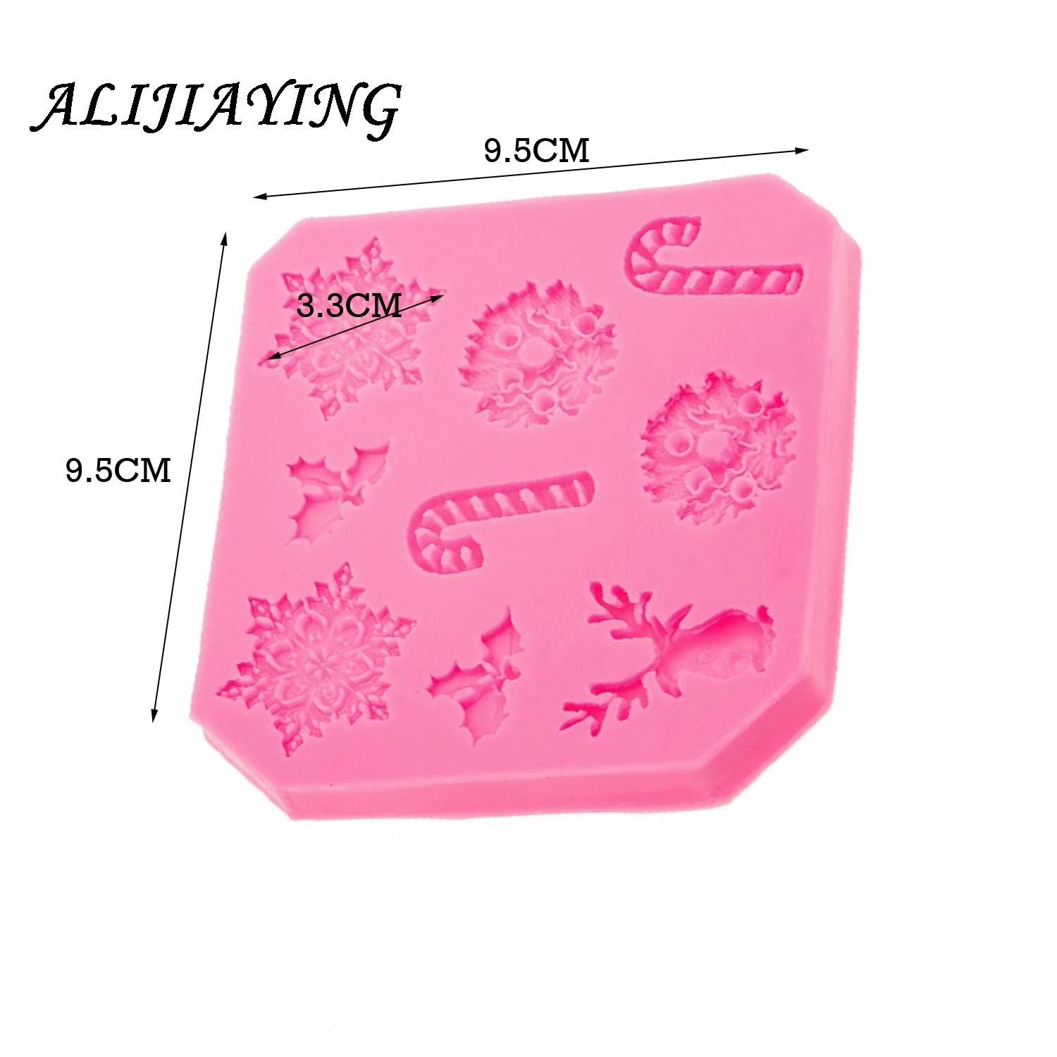 1Pcs Sugarcraft Christmas Snowflake wreath Christmas deer Silicone mold fondant mold cake decorating tools chocolate mold D0585
1Pcs Sugarcraft Christmas Snowflake wreath Christmas deer Silicone mold fondant mold cake decorating tools chocolate mold D0585