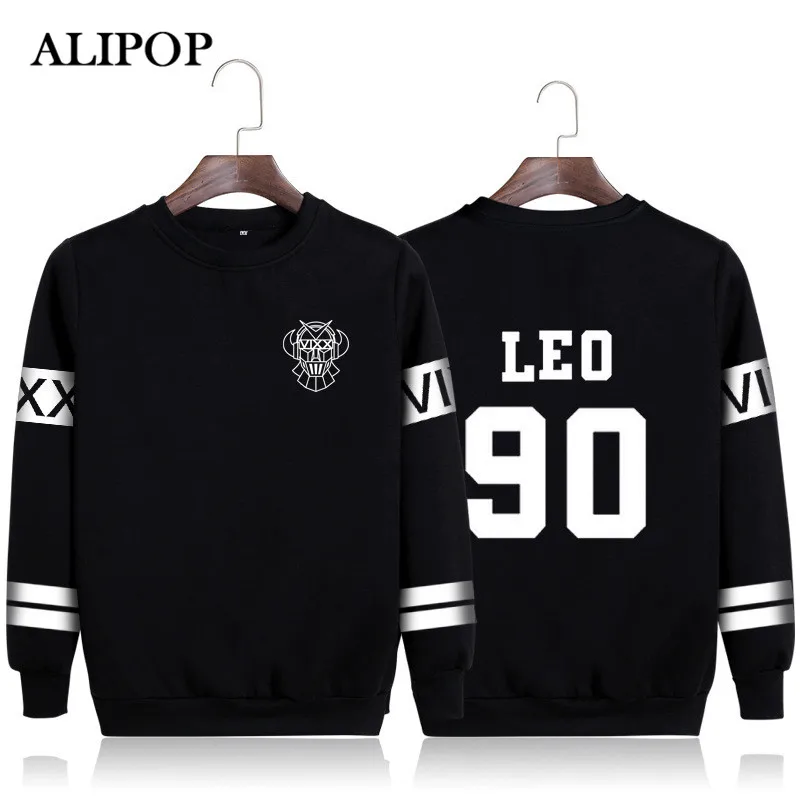 KPOP Корейская мода альбом VIXX Zelos LR RLIGHT Hyuk Hong Bin Ken Leo N Рави хлопковые Толстовки