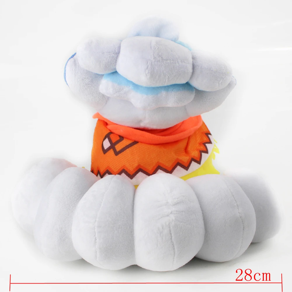 28cm Big Size Plush Toy Vulpix White Fox Alola Sixtales with Ball Anime Soft Stuffed Dolls Gift for Kids
28cm Big Size Plush Toy Vulpix White Fox Alola Sixtales with Ball Anime Soft Stuffed Dolls Gift for Kids
