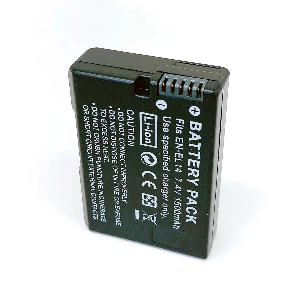 EN-EL14 ENEL14 RU EL14 Батарея пакет для Nikon D3100 D3200 D3300 D3400 D5100 D5200 D5300 DF D5500 D5600 P7000 P7100 P7700 P7800 |