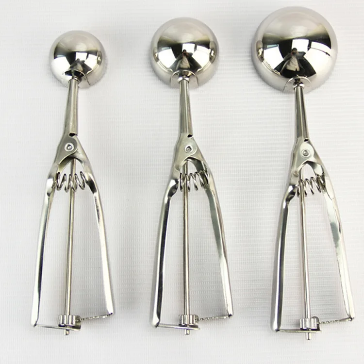 Baked Goods Stainless Steel Ice Cream Mash Potato Scoop Ice Cream Ball Kitchen Ice Cream / Fruit Digging Spoon Tools
Baked Goods Stainless Steel Ice Cream Mash Potato Scoop Ice Cream Ball Kitchen Ice Cream / Fruit Digging Spoon Tools