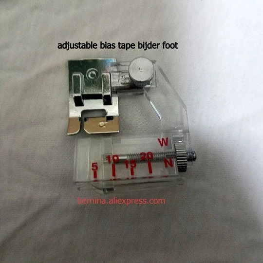 adjustable bias tape binder foot feet for Singer juki baby lock babylock brother elna janome new home pfaff viking Riccar singer
adjustable bias tape binder foot feet for Singer juki baby lock babylock brother elna janome new home pfaff viking Riccar singer
