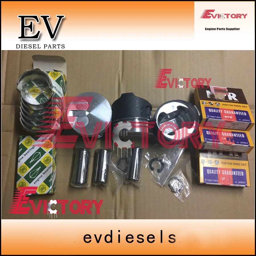 3TNV70 piston + piston ring + bearing set+engine overhaul gasket for Yanmar mini excavator overhaul
3TNV70 piston + piston ring + bearing set+engine overhaul gasket for Yanmar mini excavator overhaul
