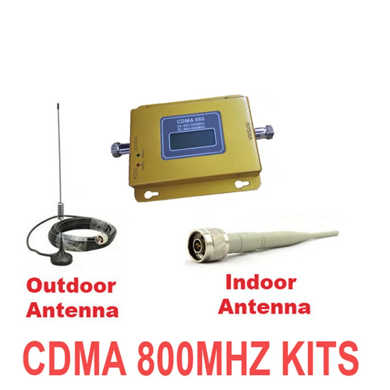 Для домашнего использования ЖК дисплей CDMA 800mhz повторитель w/кабель антенны 850 МГц