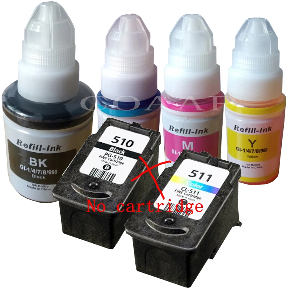 

Refillable PG510 CL511 inks for Canon pixma MP 230 237 240 250 252 258 260 270 272 280 282 480 490 492 495 499 Printer