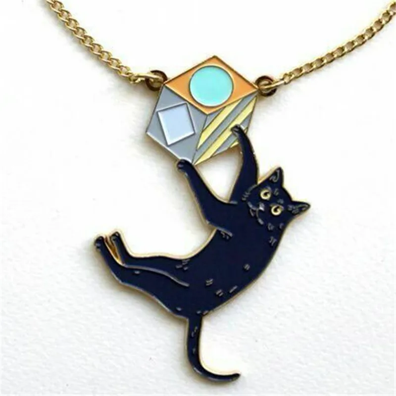 1 шт. модное ожерелье с подвеской в виде кота|cat pendant necklace|fashion necklacenecklace fashion |