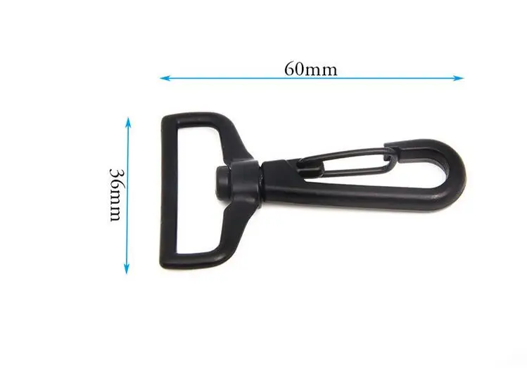 36mmx60mm Black trigger snap for bag, hardware accessories,handbag hook swivel clasp Dog clip hook metal Clip Buckle
36mmx60mm Black trigger snap for bag, hardware accessories,handbag hook swivel clasp Dog clip hook metal Clip Buckle