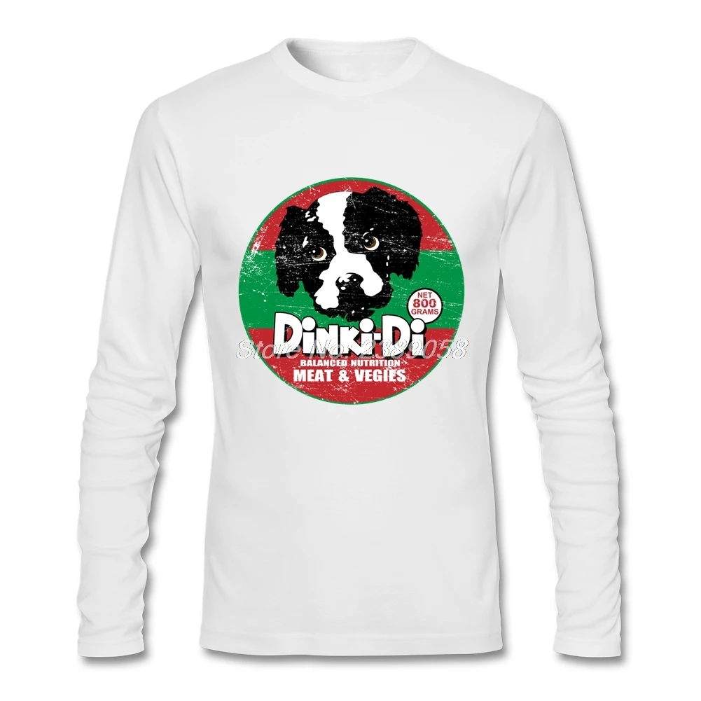 Мужская футболка Dinki Di Dog Food крутая Уникальная Harajuku по низкой цене роскошные