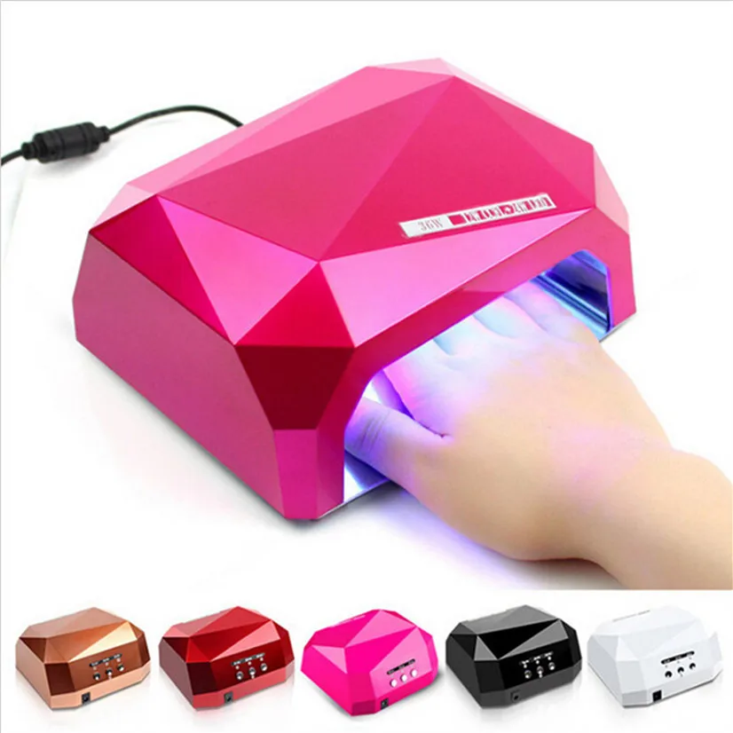 XIXI Brand LED UV Lamp 36W Diamond Shaped Nail Dryer Double light LED Nail Lamp Auto Curing for UV Gel Nails Polish Art Tools
XIXI Brand LED UV Lamp 36W Diamond Shaped Nail Dryer Double light LED Nail Lamp Auto Curing for UV Gel Nails Polish Art Tools