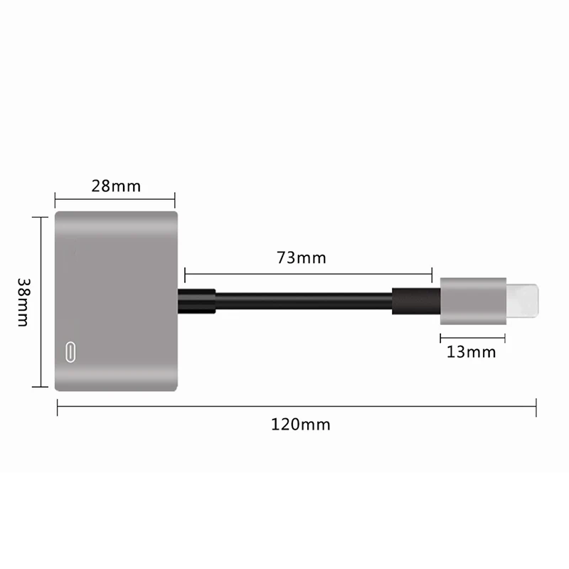 HOT Compatible for Apple to HDMI Adapter Metal Shell 1080P Digital AV Converter BUS66 | Электроника