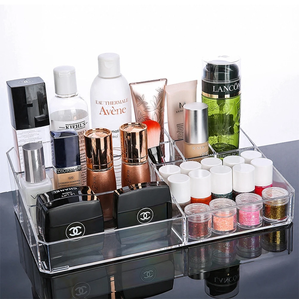 Transparent Acrylic Makeup Cosmetics Organizer Crystal Plastic Desktop Jewelry Storage Box for Bedroom Bathroom Girlfriend Gift
Transparent Acrylic Makeup Cosmetics Organizer Crystal Plastic Desktop Jewelry Storage Box for Bedroom Bathroom Girlfriend Gift