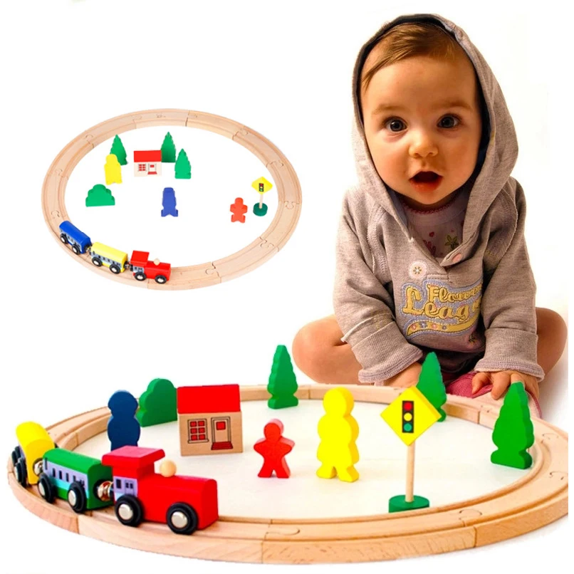 Wooden Round Railway Track Compatible Circular Orbit Handmade Assembled Train Track Accessories Puzzle Toys for Children
Wooden Round Railway Track Compatible Circular Orbit Handmade Assembled Train Track Accessories Puzzle Toys for Children