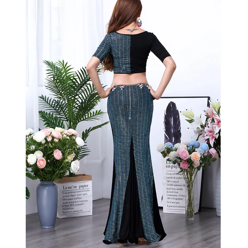 2019 New Belly Dance Practice Clothing Women'S Sexy Modal Sequins Oriental Dance Performance Costume Female Indian Set DL3860
2019 New Belly Dance Practice Clothing Women'S Sexy Modal Sequins Oriental Dance Performance Costume Female Indian Set DL3860
