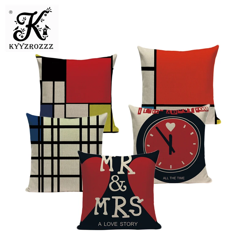 Love MRS 18" Geometric Cushion Decorative Cushion Covers Fashion Christmas Decorations Home Red Black Customized Drop Shipping
Love MRS 18" Geometric Cushion Decorative Cushion Covers Fashion Christmas Decorations Home Red Black Customized Drop Shipping