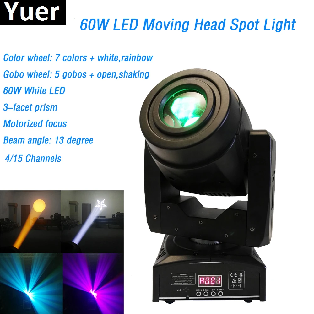 Hot Sale Mini 60W Spot Beam Moving Head Light With Gobos Plate&Color Plate 4/15 DMX Channels Low Consumption High Brightness
Hot Sale Mini 60W Spot Beam Moving Head Light With Gobos Plate&Color Plate 4/15 DMX Channels Low Consumption High Brightness