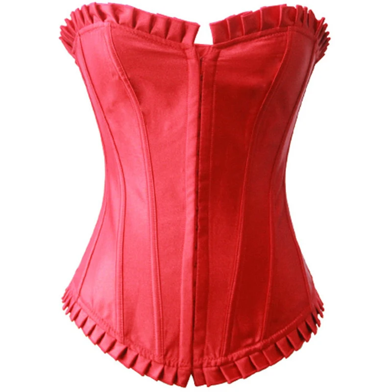 Overbust Corset top + G-string,Women Satin Black Red White Blue Purple Hook and Eye Bustier,Everyday Cheap Corselet S M L XL XXL
Overbust Corset top + G-string,Women Satin Black Red White Blue Purple Hook and Eye Bustier,Everyday Cheap Corselet S M L XL XXL